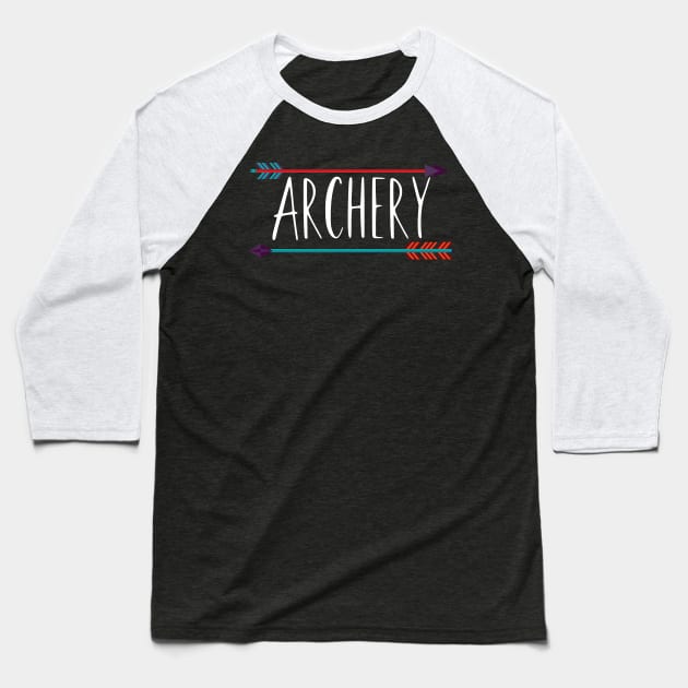 Archery Baseball T-Shirt by maxcode